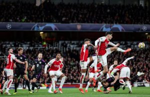Arsenal rescató el empate ante Bayern München en el cotejo de ida en la Champions League